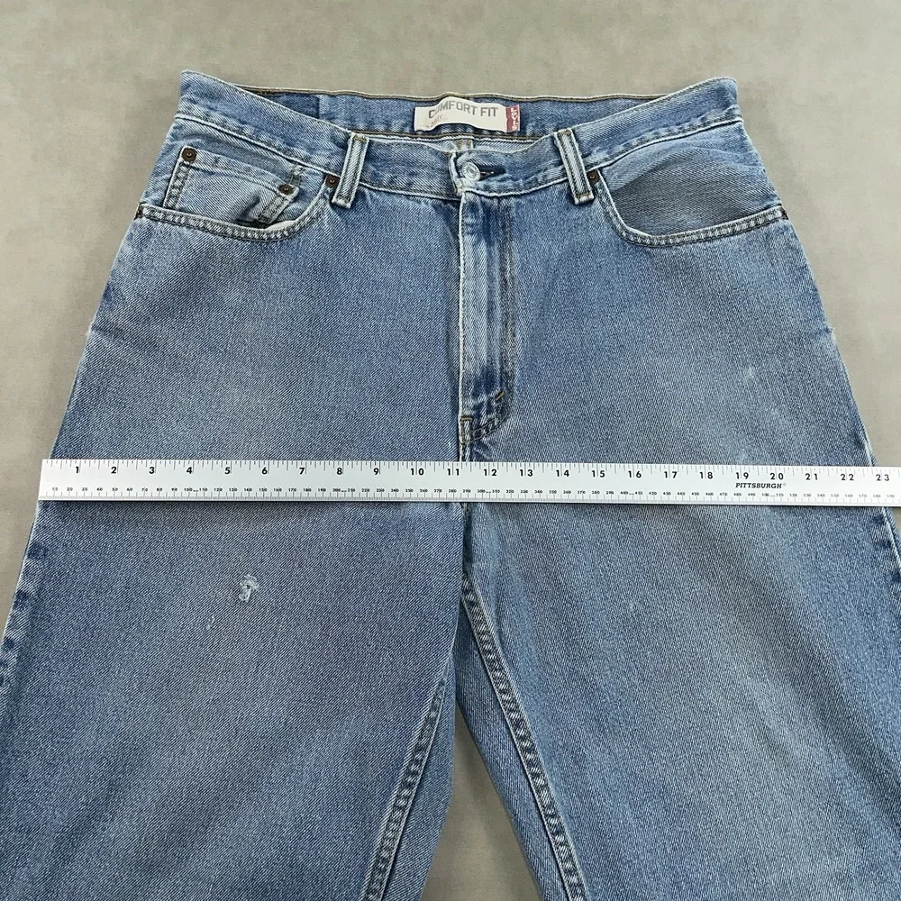 Vintage Levis 560 Jeans Mens 34x30 Comfort Fit Loose Denim Distressed Baggy Y2K